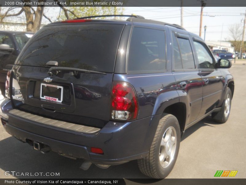 Imperial Blue Metallic / Ebony 2008 Chevrolet TrailBlazer LT 4x4