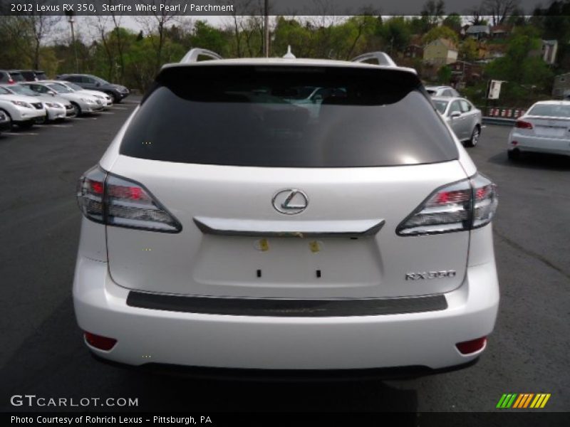 Starfire White Pearl / Parchment 2012 Lexus RX 350