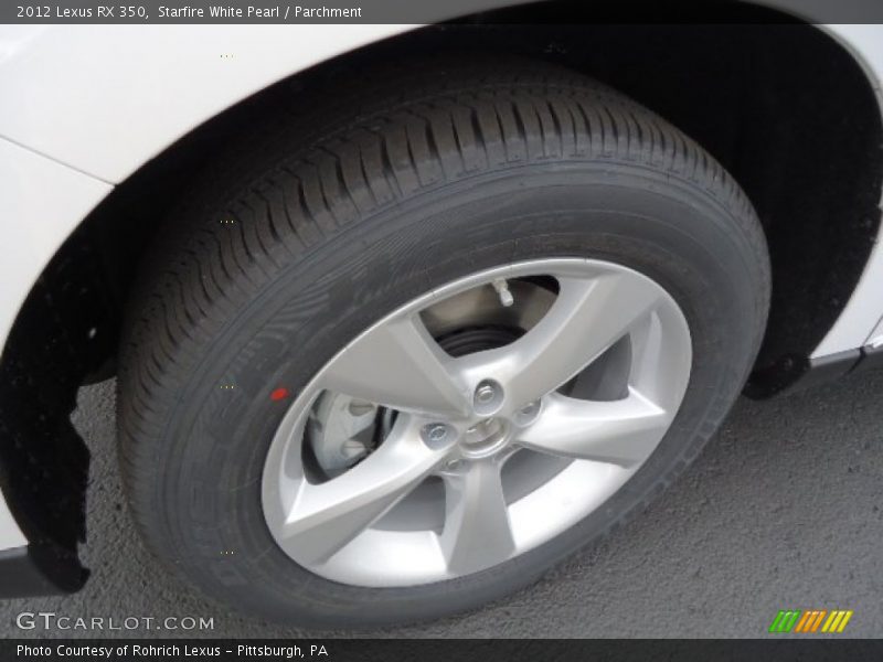 Starfire White Pearl / Parchment 2012 Lexus RX 350