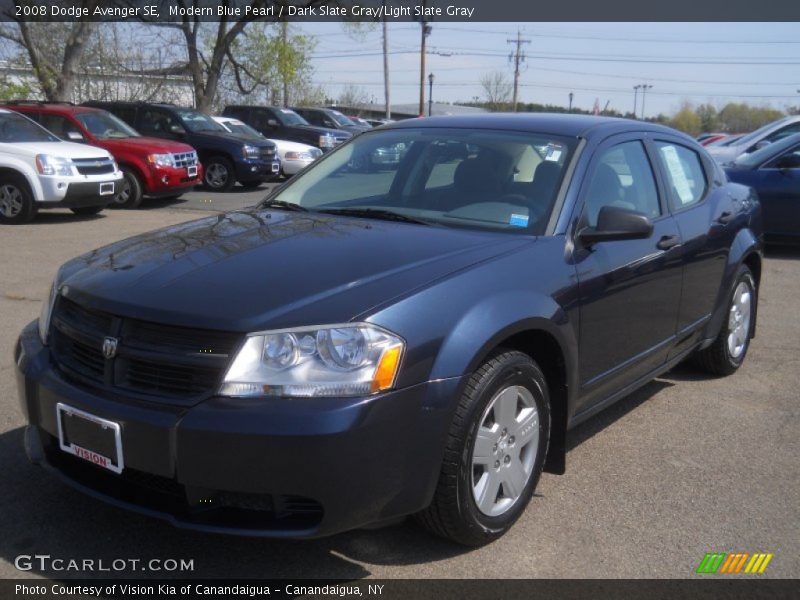 Modern Blue Pearl / Dark Slate Gray/Light Slate Gray 2008 Dodge Avenger SE