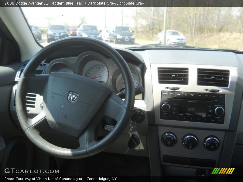 Modern Blue Pearl / Dark Slate Gray/Light Slate Gray 2008 Dodge Avenger SE