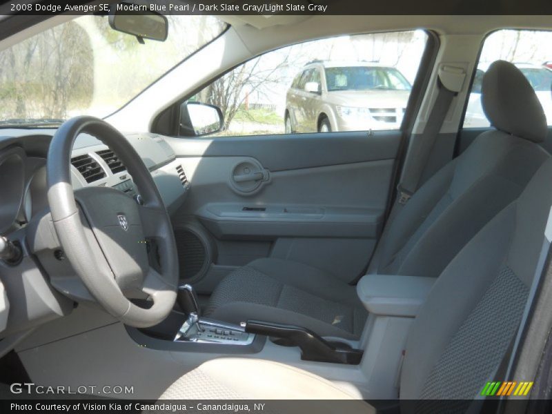 Modern Blue Pearl / Dark Slate Gray/Light Slate Gray 2008 Dodge Avenger SE