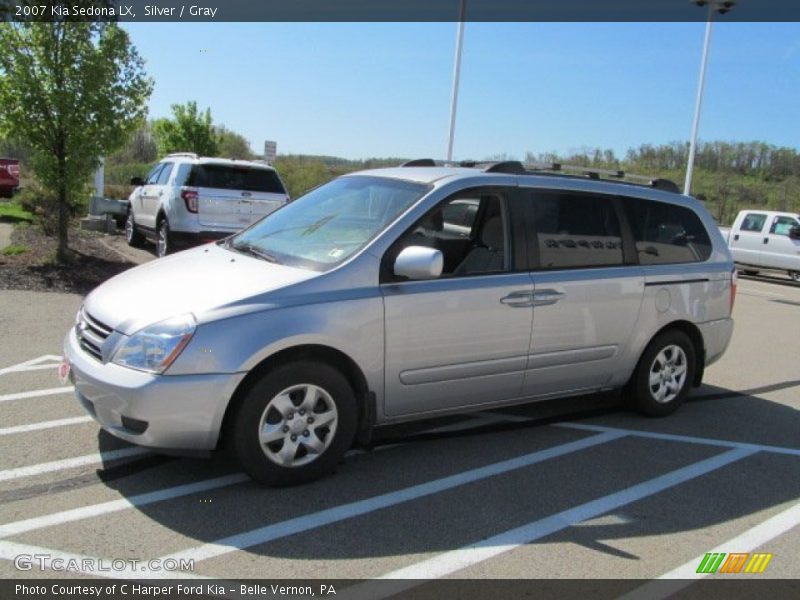 Silver / Gray 2007 Kia Sedona LX