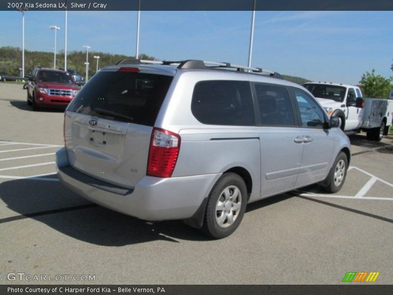 Silver / Gray 2007 Kia Sedona LX