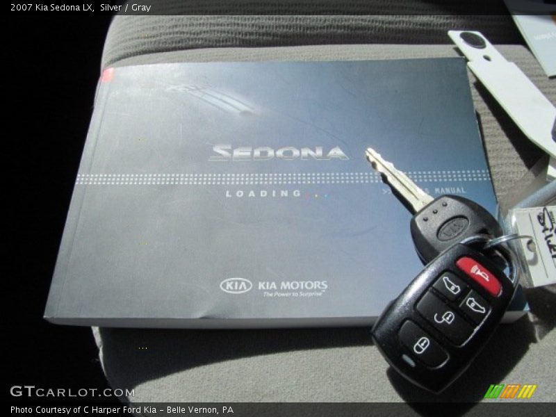 Silver / Gray 2007 Kia Sedona LX