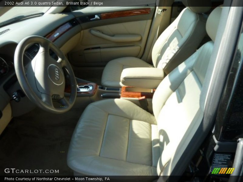 Brilliant Black / Beige 2002 Audi A6 3.0 quattro Sedan