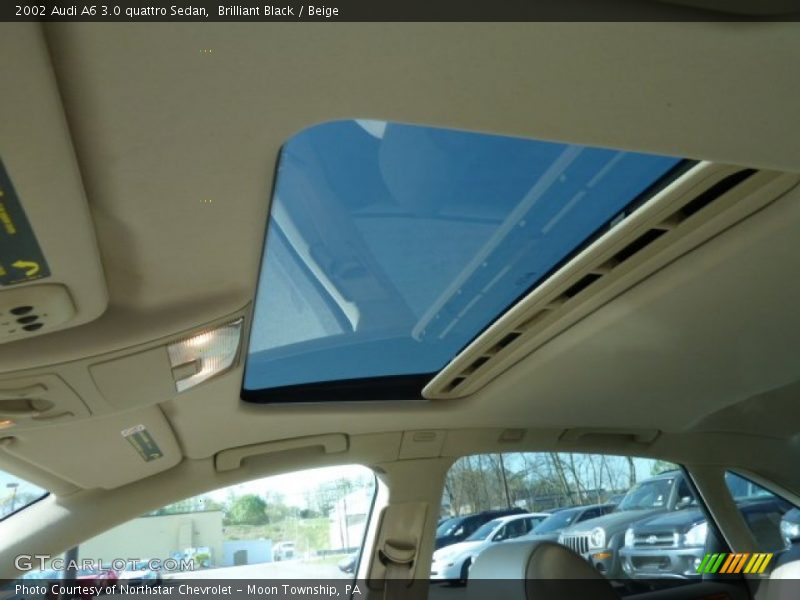 Brilliant Black / Beige 2002 Audi A6 3.0 quattro Sedan