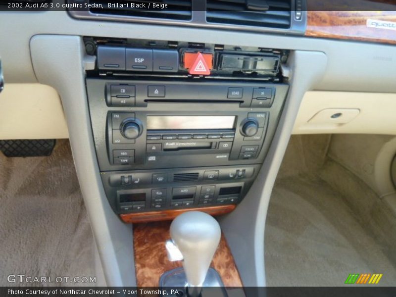 Brilliant Black / Beige 2002 Audi A6 3.0 quattro Sedan