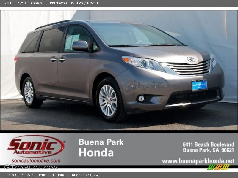 Predawn Gray Mica / Bisque 2011 Toyota Sienna XLE
