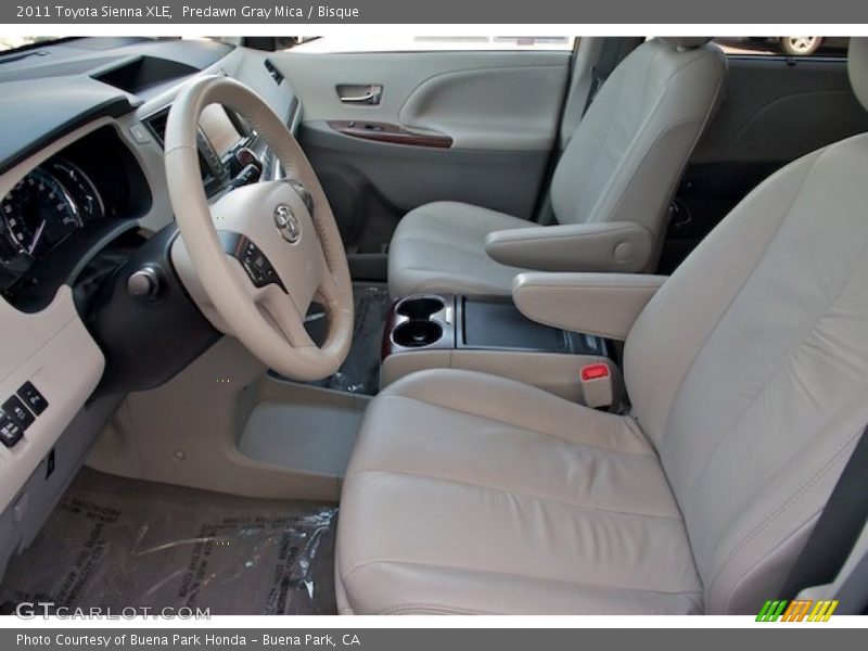 Predawn Gray Mica / Bisque 2011 Toyota Sienna XLE