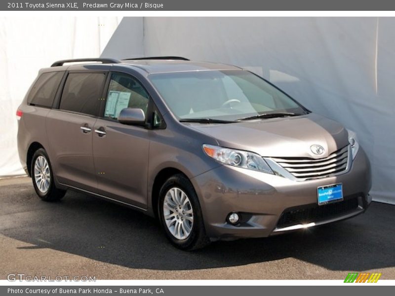 Predawn Gray Mica / Bisque 2011 Toyota Sienna XLE