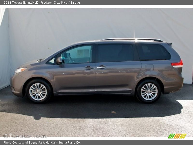 Predawn Gray Mica / Bisque 2011 Toyota Sienna XLE