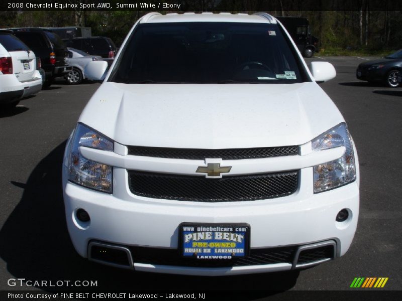 Summit White / Ebony 2008 Chevrolet Equinox Sport AWD