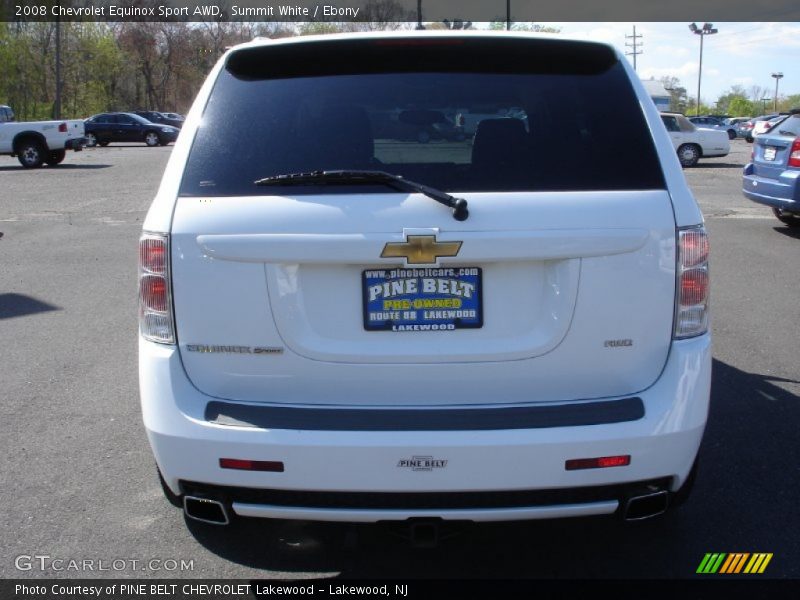 Summit White / Ebony 2008 Chevrolet Equinox Sport AWD