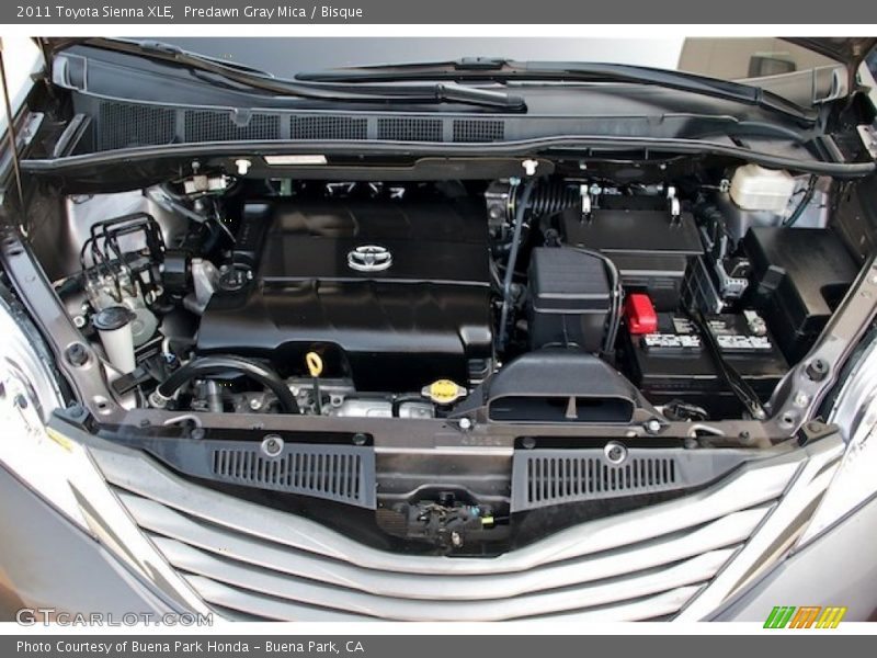 Predawn Gray Mica / Bisque 2011 Toyota Sienna XLE