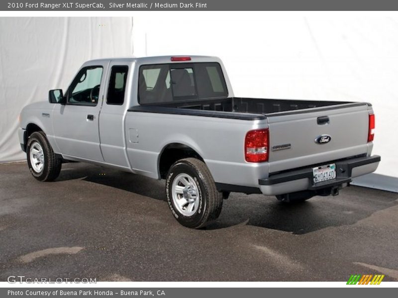 Silver Metallic / Medium Dark Flint 2010 Ford Ranger XLT SuperCab