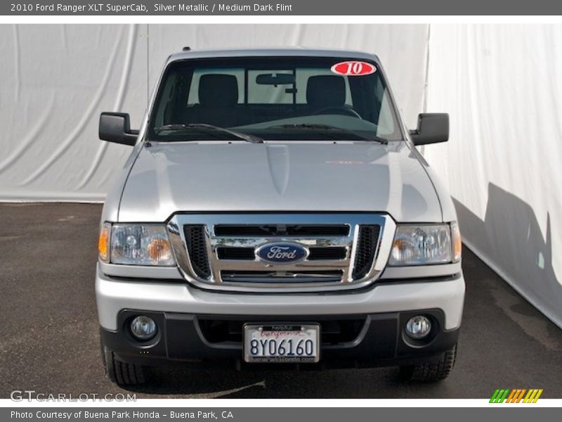 Silver Metallic / Medium Dark Flint 2010 Ford Ranger XLT SuperCab