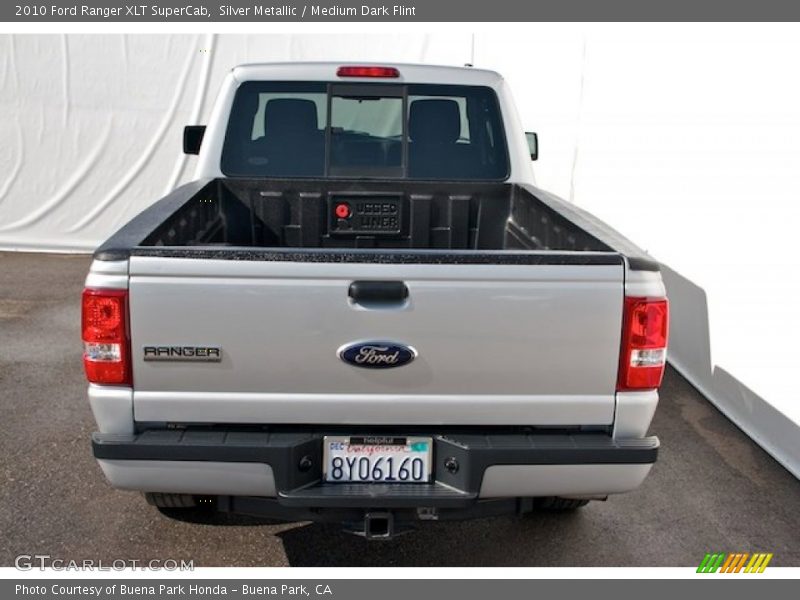 Silver Metallic / Medium Dark Flint 2010 Ford Ranger XLT SuperCab