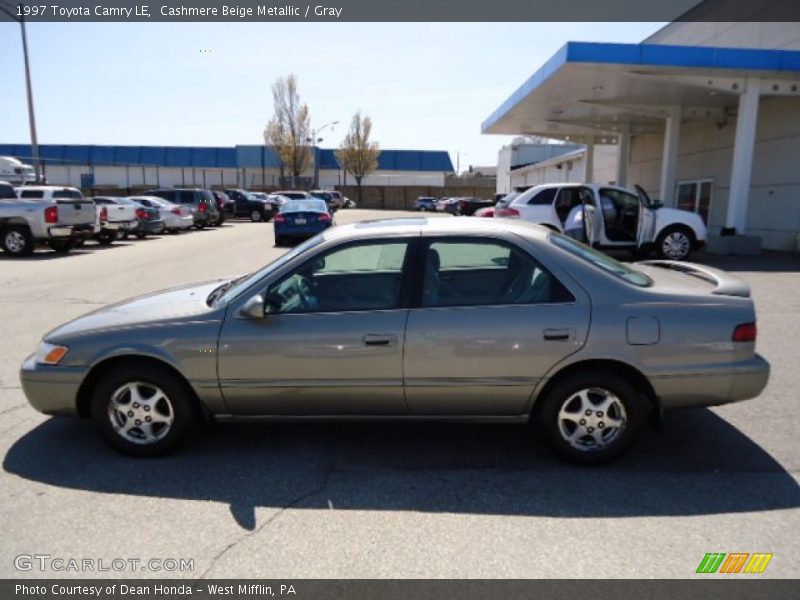 Cashmere Beige Metallic / Gray 1997 Toyota Camry LE