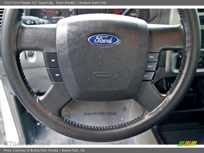 Silver Metallic / Medium Dark Flint 2010 Ford Ranger XLT SuperCab