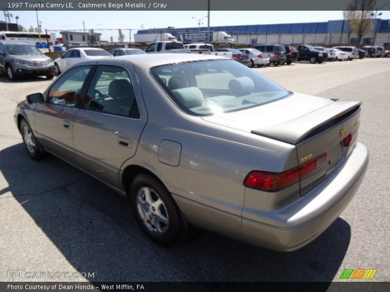 Cashmere Beige Metallic / Gray 1997 Toyota Camry LE