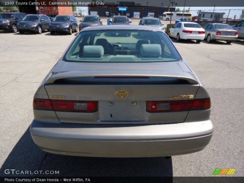 Cashmere Beige Metallic / Gray 1997 Toyota Camry LE