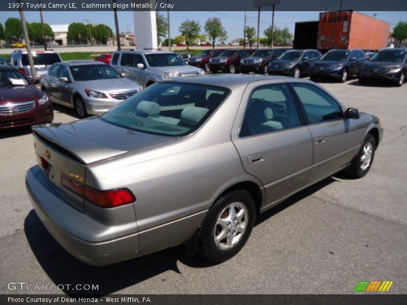Cashmere Beige Metallic / Gray 1997 Toyota Camry LE
