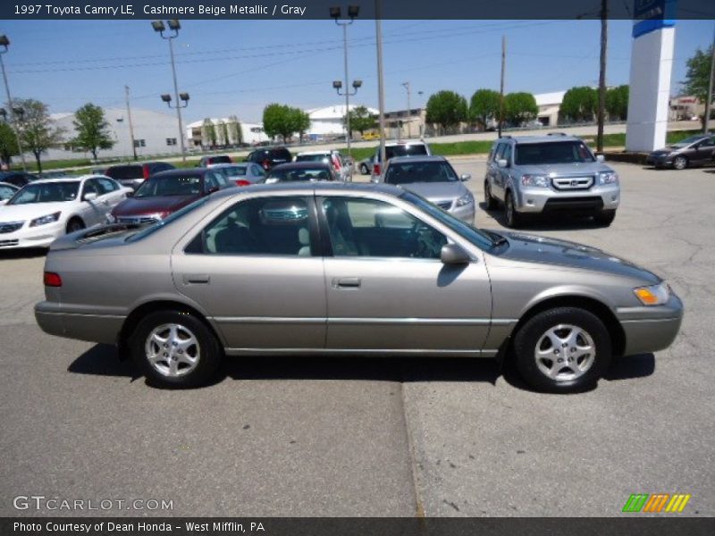 Cashmere Beige Metallic / Gray 1997 Toyota Camry LE