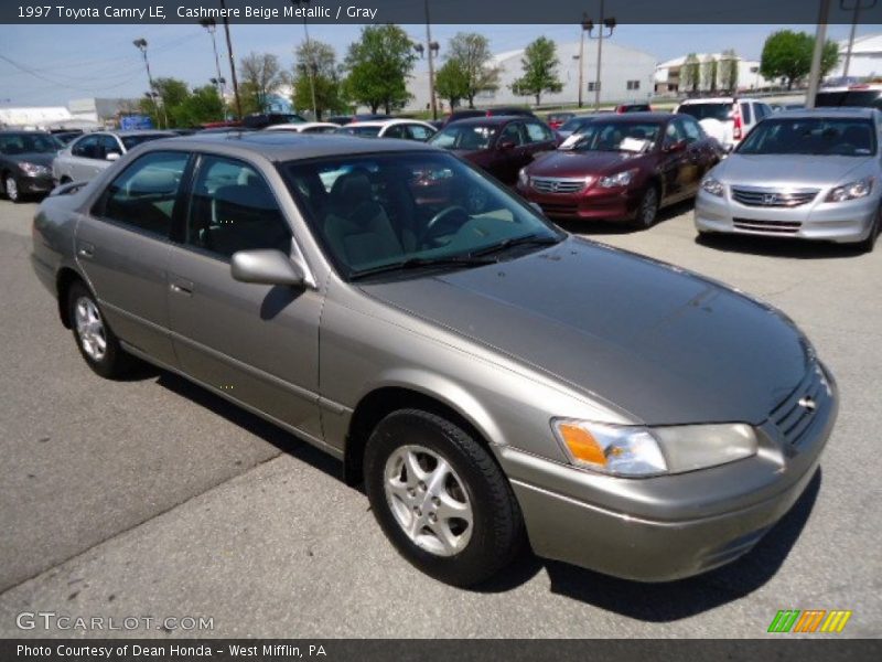 Cashmere Beige Metallic / Gray 1997 Toyota Camry LE
