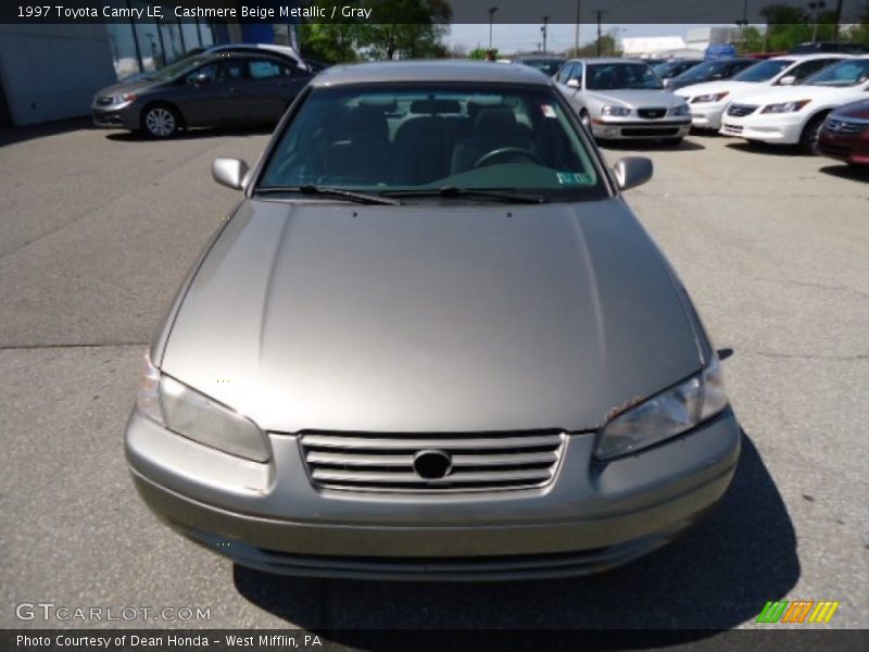Cashmere Beige Metallic / Gray 1997 Toyota Camry LE