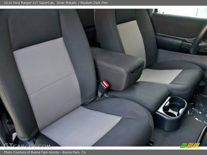 Silver Metallic / Medium Dark Flint 2010 Ford Ranger XLT SuperCab