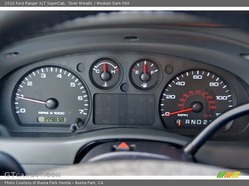 Silver Metallic / Medium Dark Flint 2010 Ford Ranger XLT SuperCab