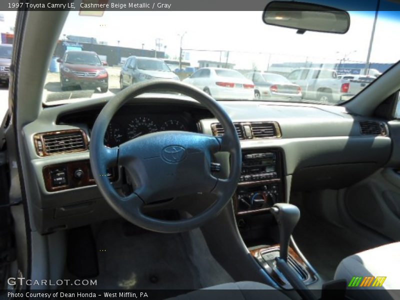 Cashmere Beige Metallic / Gray 1997 Toyota Camry LE