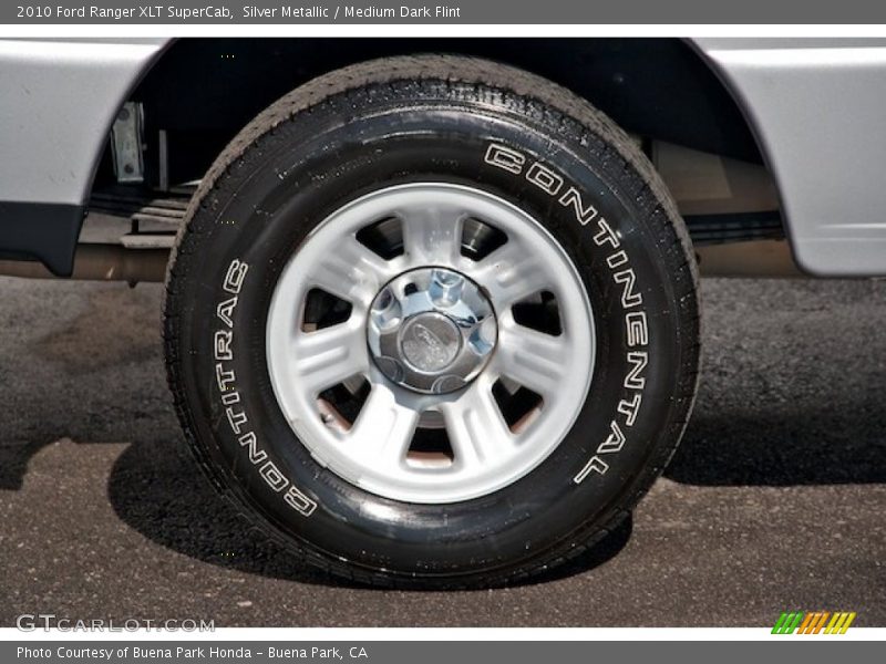 Silver Metallic / Medium Dark Flint 2010 Ford Ranger XLT SuperCab