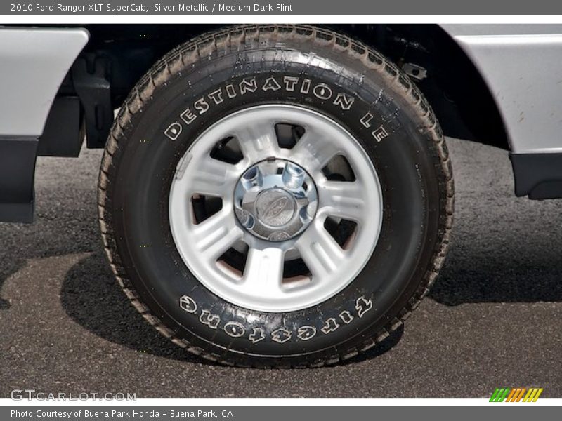Silver Metallic / Medium Dark Flint 2010 Ford Ranger XLT SuperCab