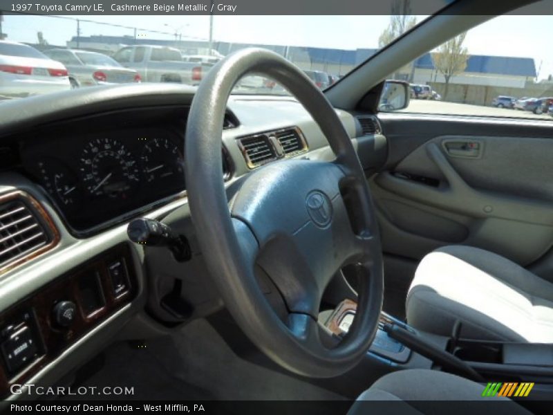 Cashmere Beige Metallic / Gray 1997 Toyota Camry LE