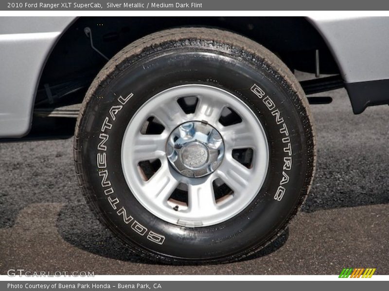 Silver Metallic / Medium Dark Flint 2010 Ford Ranger XLT SuperCab