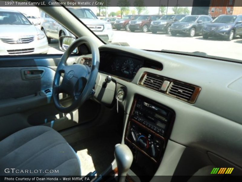 Cashmere Beige Metallic / Gray 1997 Toyota Camry LE