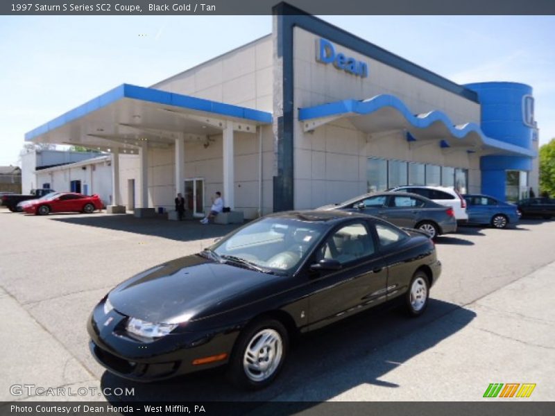 Black Gold / Tan 1997 Saturn S Series SC2 Coupe