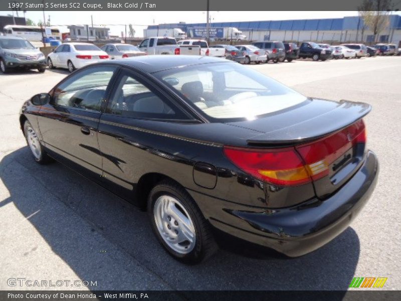 Black Gold / Tan 1997 Saturn S Series SC2 Coupe