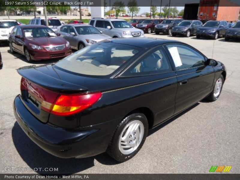 Black Gold / Tan 1997 Saturn S Series SC2 Coupe