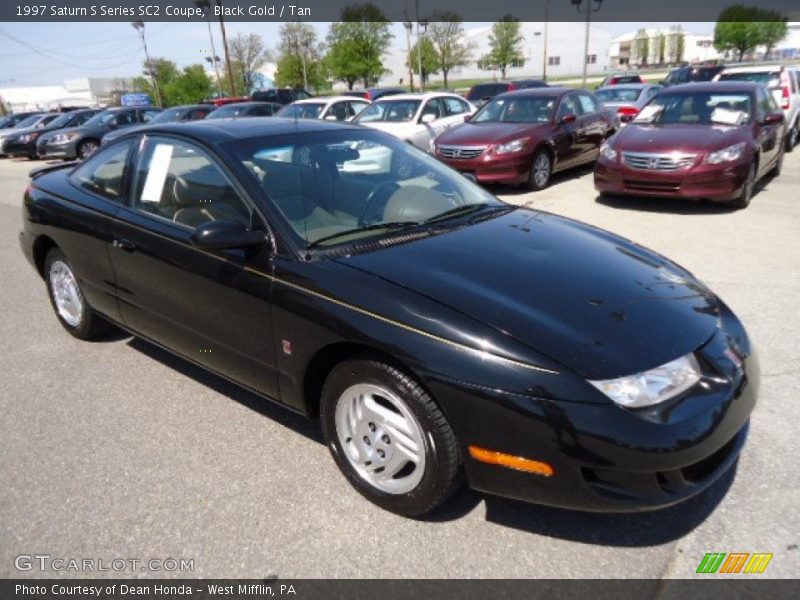 Black Gold / Tan 1997 Saturn S Series SC2 Coupe