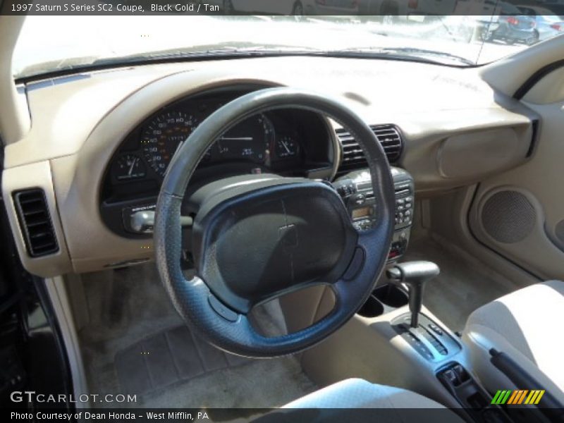 Black Gold / Tan 1997 Saturn S Series SC2 Coupe