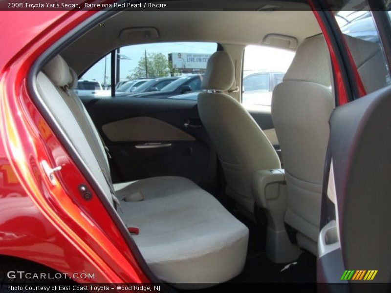 Barcelona Red Pearl / Bisque 2008 Toyota Yaris Sedan