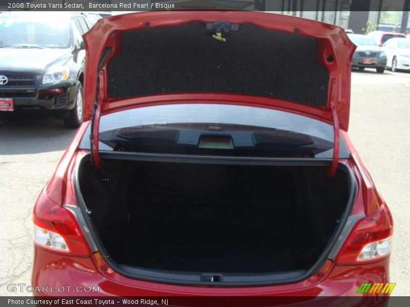 Barcelona Red Pearl / Bisque 2008 Toyota Yaris Sedan