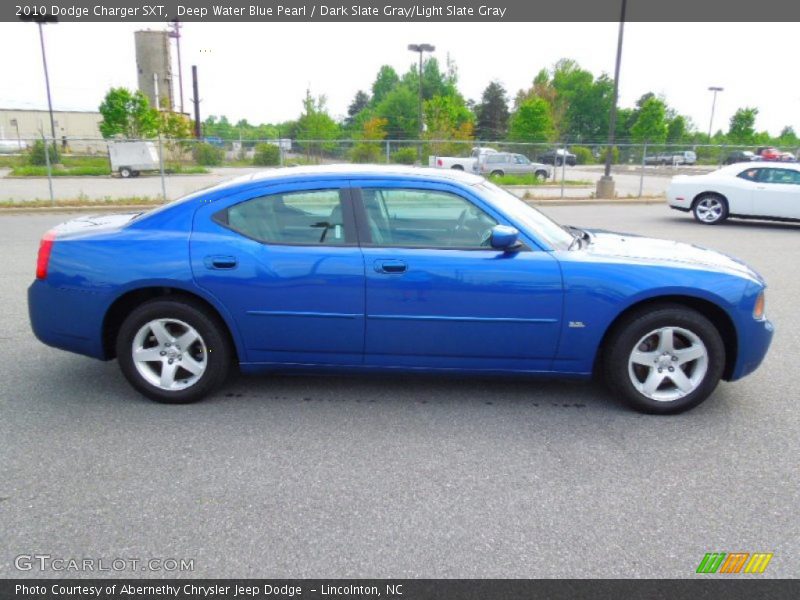 Deep Water Blue Pearl / Dark Slate Gray/Light Slate Gray 2010 Dodge Charger SXT