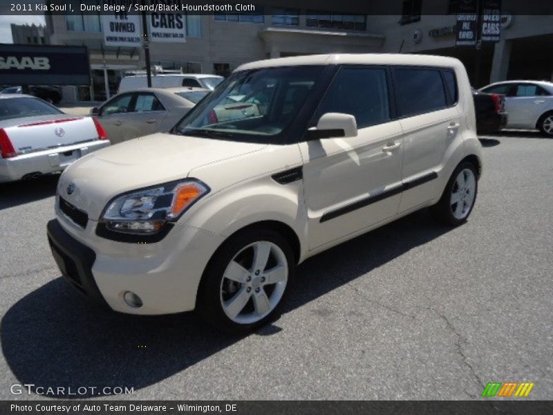 Dune Beige / Sand/Black Houndstooth Cloth 2011 Kia Soul !