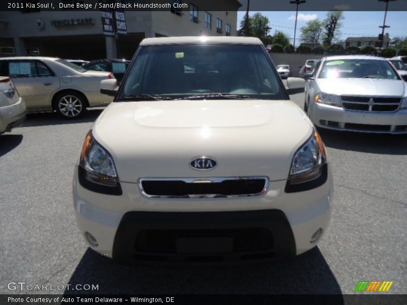 Dune Beige / Sand/Black Houndstooth Cloth 2011 Kia Soul !