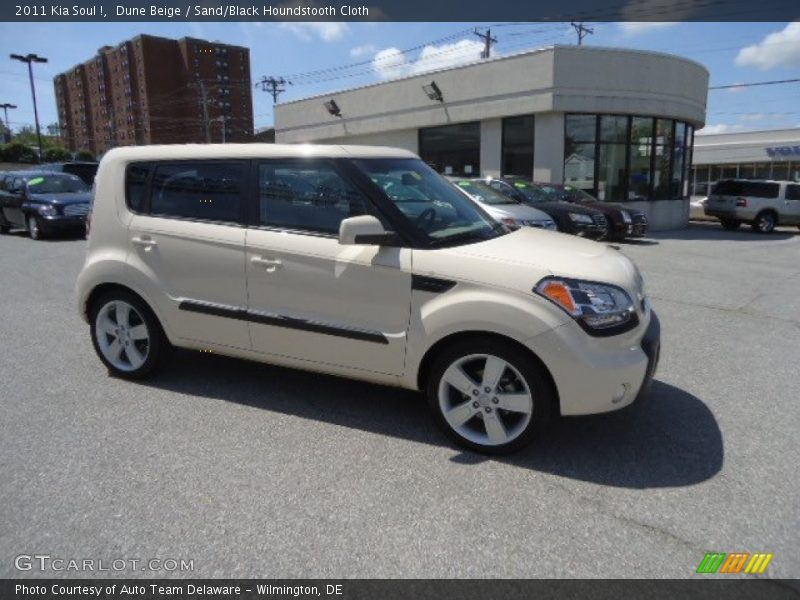 Dune Beige / Sand/Black Houndstooth Cloth 2011 Kia Soul !