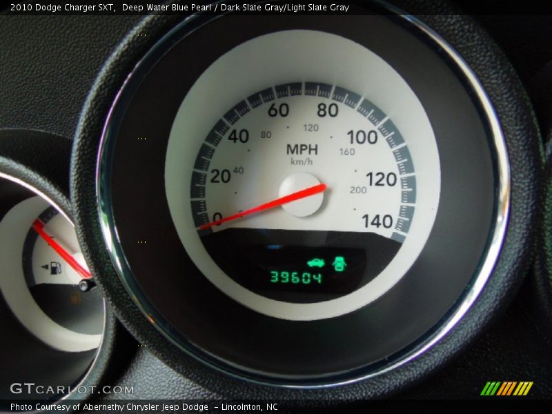Deep Water Blue Pearl / Dark Slate Gray/Light Slate Gray 2010 Dodge Charger SXT